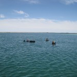 Blue Lake, Utah  -- one of Utah's best known hot spring dive sites.